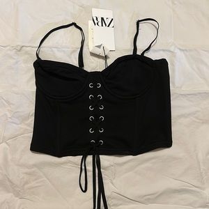 Zara corset top